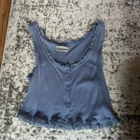 UO Brielle Button-Front Tank Top - Picture 9 of 10
